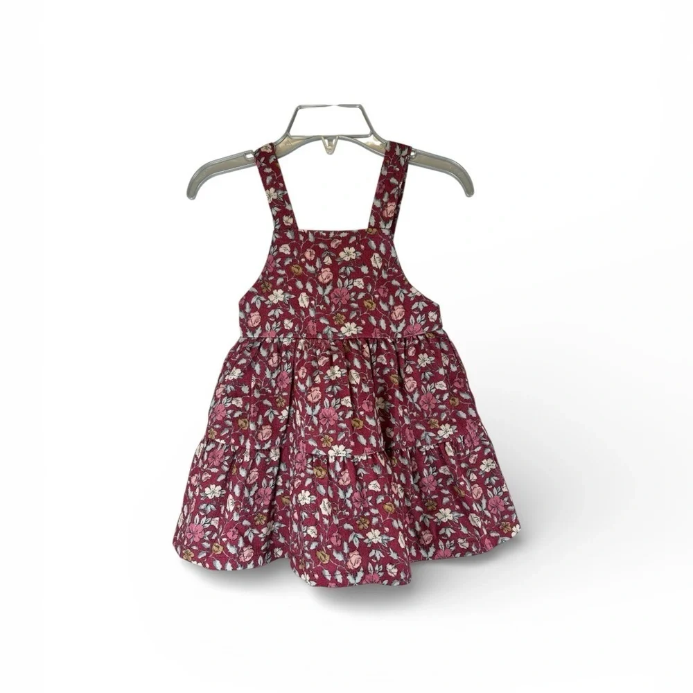 Pepecé Flounce Pinafore Floral  Dress size 18 months